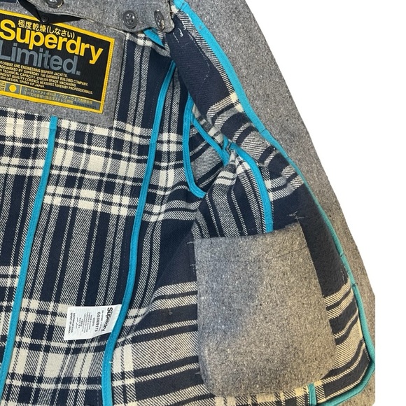 Superdry Limited Wool Duffle Jacket - Picture 10 of 16